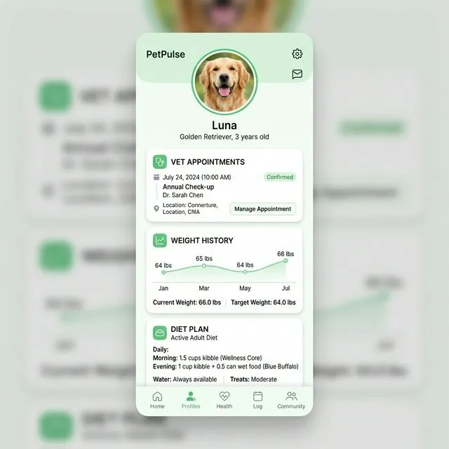 App Health Profile Screenshot