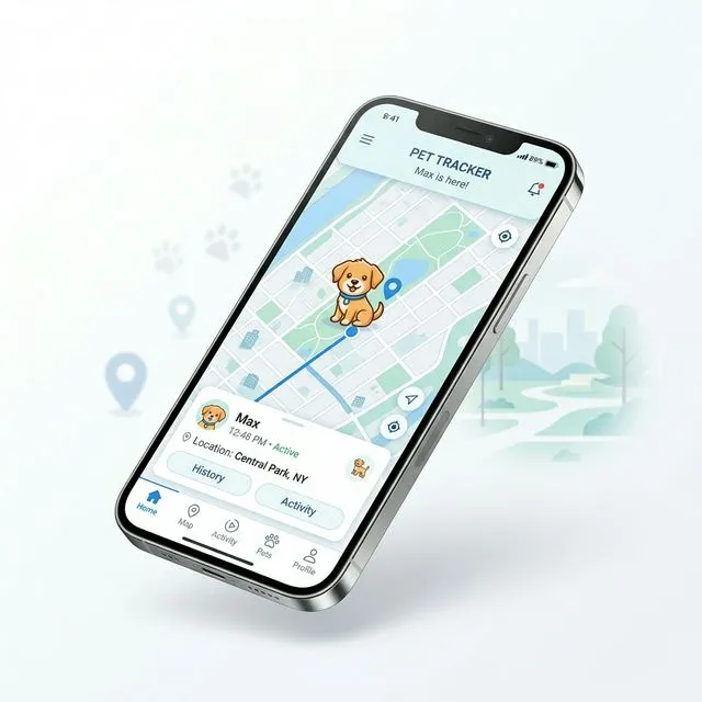 Pet Guardian App Mockup